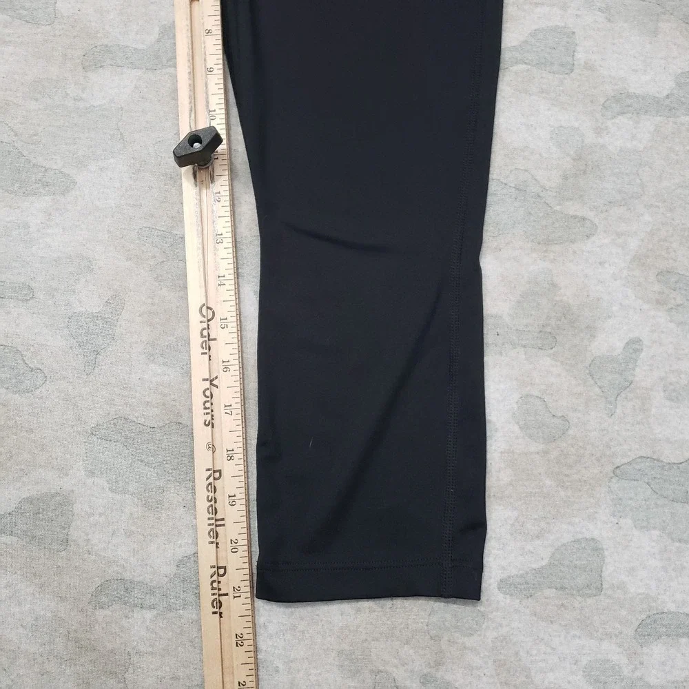 Nike Leggings Womens Small Black Capri Dri-Fit Pull‎ On